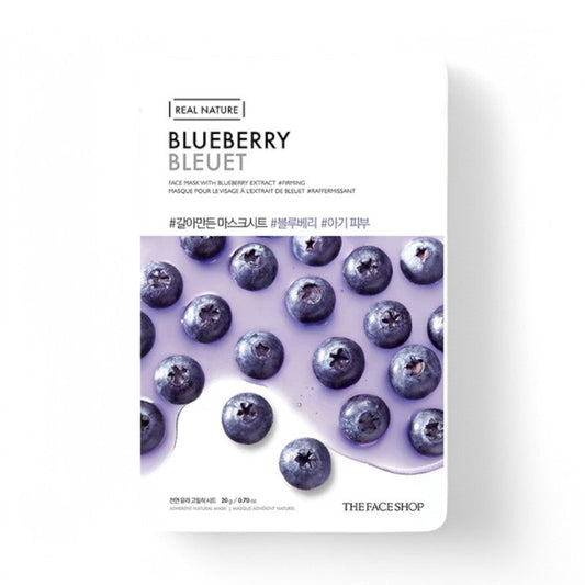 REAL NATURE BLUEBERRY FACE MASK