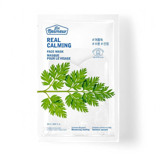 DR.BELMEUR REAL CALMING FACE MASK - SUMMER MUGWORT