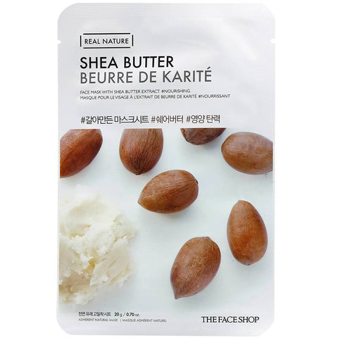THEFACESHOP REAL NATURE SHEA BUTTER FACE MASK(GZ)