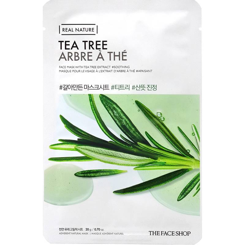 THEFACESHOP REAL NATURE TEA TREE FACE MASK(GZ)