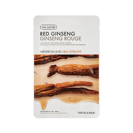THEFACESHOP REAL NATURE RED GINSENG FACE MASK(GZ)