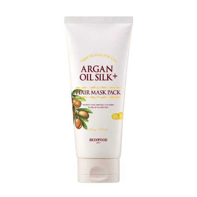 ARGAN OIL SILK PLUS HAIR MASK PACK