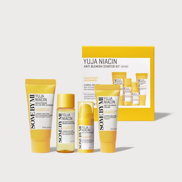 SOME BY MI YUJA NIACIN ANTI BLEMISH STARTER KIT(4components)