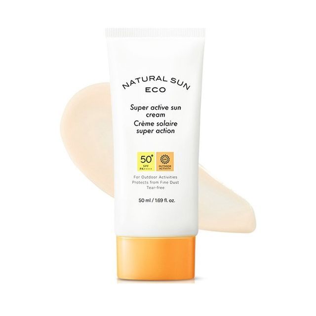 NATURAL SUN ECO SUPER ACTIVE SUN CREAM SPF50+PA++++