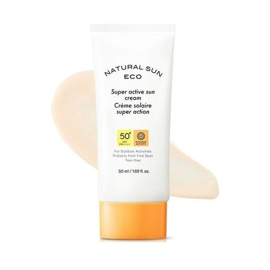 NATURAL SUN ECO SUPER ACTIVE SUN CREAM SPF50+PA++++