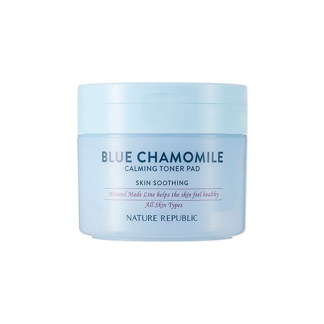 NATURAL MADE BLUE CHAMOMILE CALMING TONER PAD