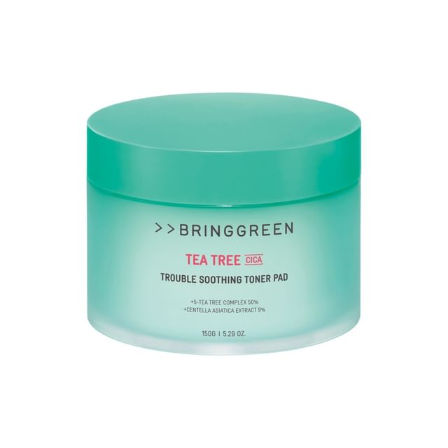 BRINGGREEN Tea Tree Cica Trouble Soothing Toner Pad 90ea