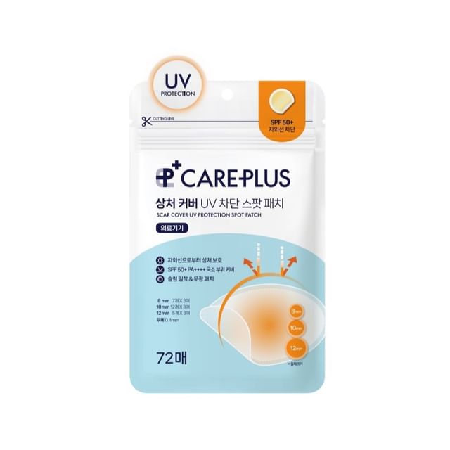 CARE PLUS Scar Cover UV Protection Spot Patch 72pcs