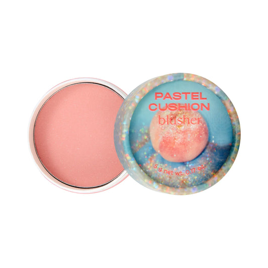 THEFACESHOP PASTEL CUSHION BLUSHER 01 GLITTERY PEACH