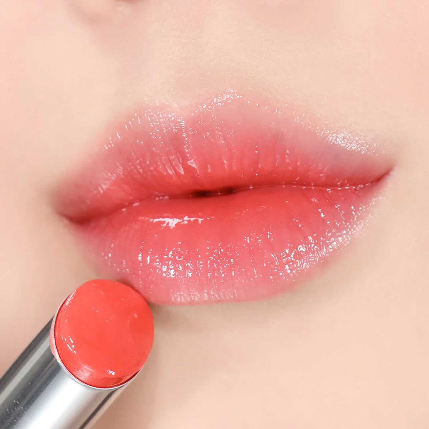 WAKEMAKE Dewy Gel Glaze Stick 05 Syrupy Coral