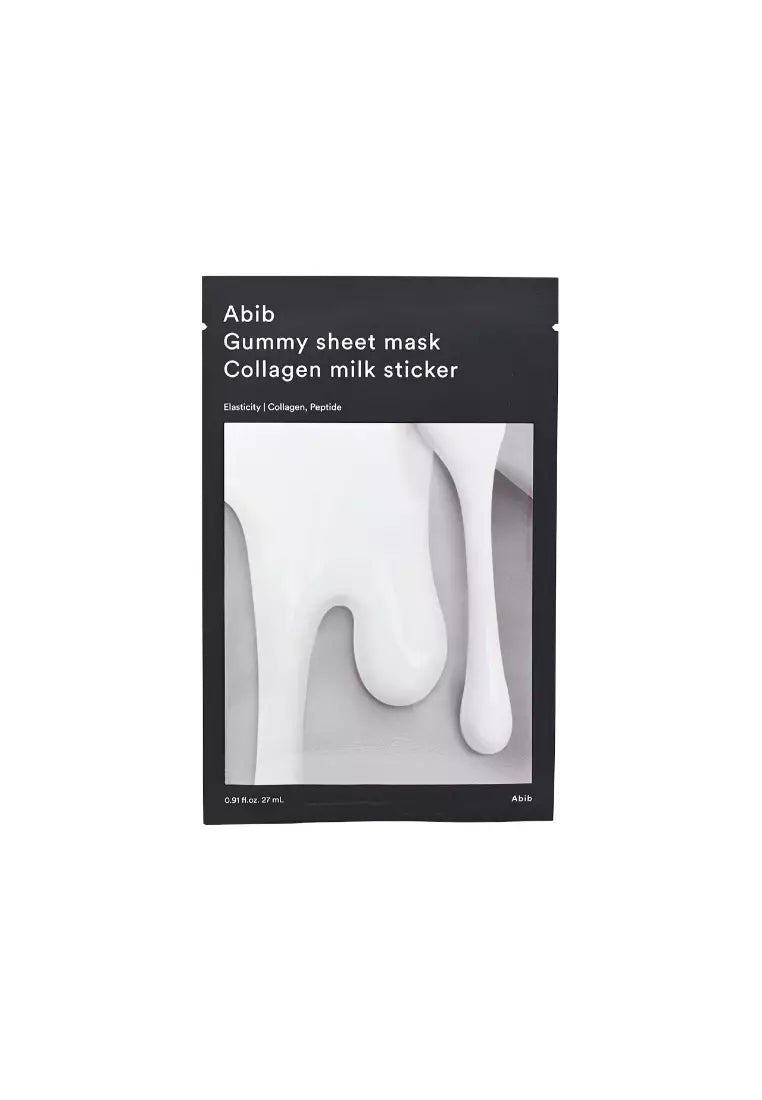 ABIB GUMMY SHEET MASK COLLAGEN MILK STICKER