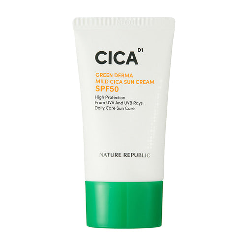[OVERSEAS ONLY] GREEN DERMA MILD CICA SUN CREAM SPF50