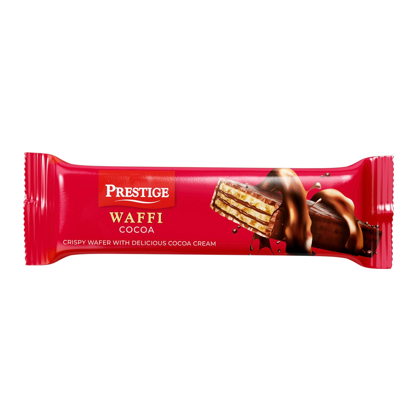 Waffi Cocoa 23g
coated wafer 
24 pcs in a box | 6 boxes in a carton