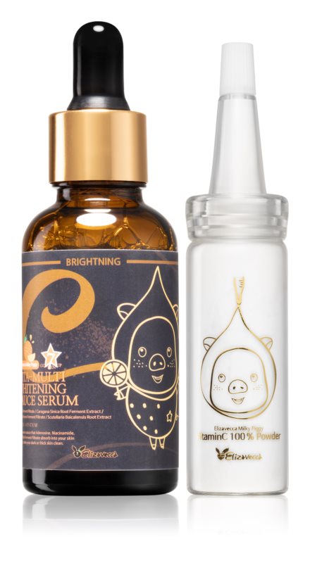 vitaminC 100% Powder + Vita-Multi Whitening Sauce Serum