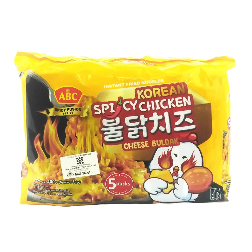 ABC INSTANT NOODLE
(FRIED/MIE GORENG) - SPICY
SERIES - CHEESE BULDAK