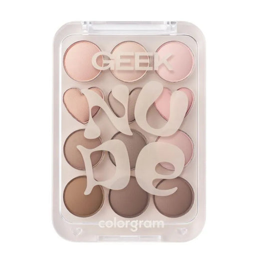 colorgram Pin Point Eyeshadow Palette 07 Nude+Geek=Love