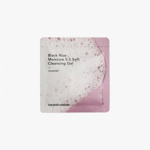 [Sachet] haruharu wonder Black Rice Moisture 5.5 Soft Cleansing Gel Sample (2ml)