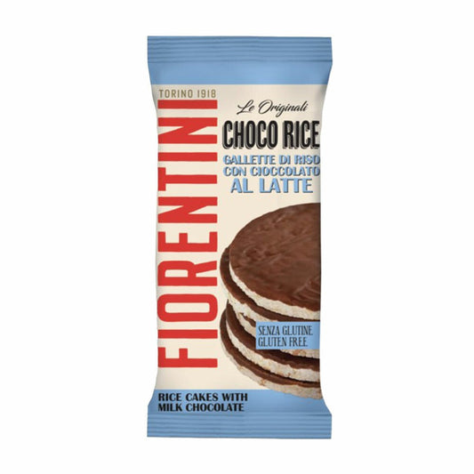 Rice cakes with milk chocolate (gluten free)