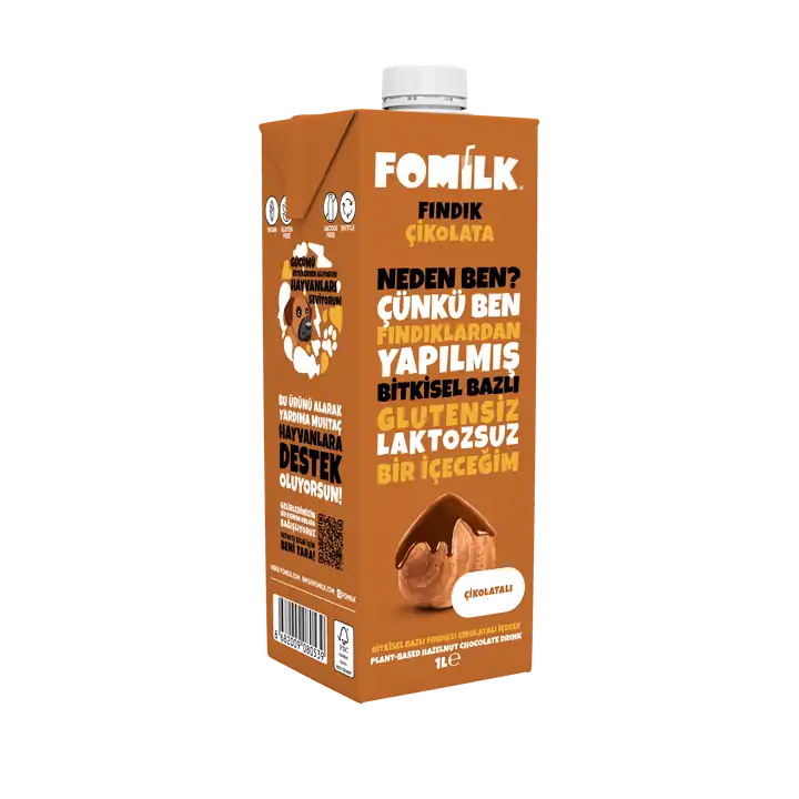 FOMILK CHOCOLATE & HAZELNUT 200ml  (Free from Lactose, Gluten)