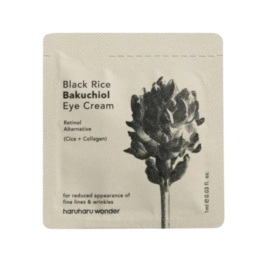 [Sachet] haruharu wonder Black Rice Bakuchiol Eye Cream Sample (1ml)