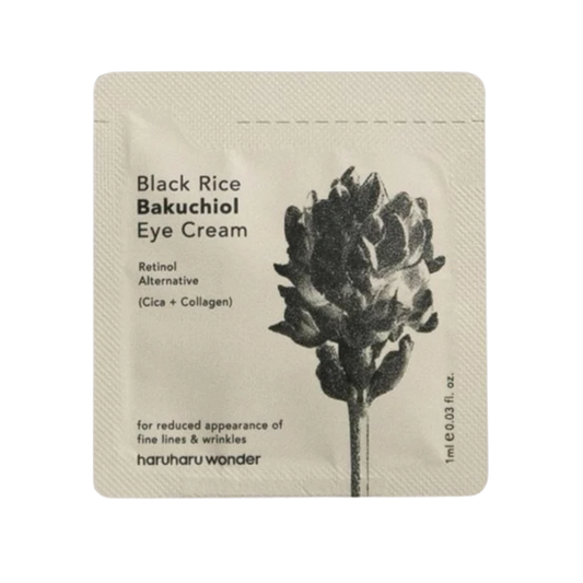 [Sachet] haruharu wonder Black Rice Bakuchiol Eye Cream Sample (1ml)