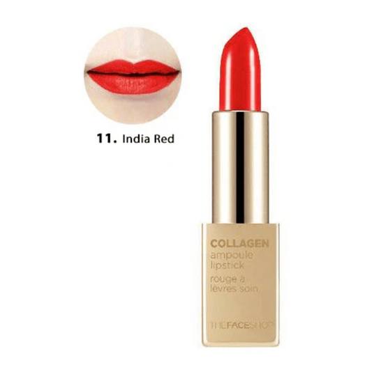 THEFACESHOP COLLAGEN AMPOULE LIPSTICK 11 INDIA RED