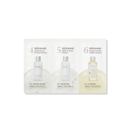 (Step 4,5,6) Galactomyces Ferment Essence, Bifida Ferment Essence, Centella Asiatica Essence Sachet [1ml*3ea]