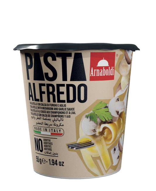 PASTA ALFREDO
(Tagliatelle with Mushrooms & Garlic)