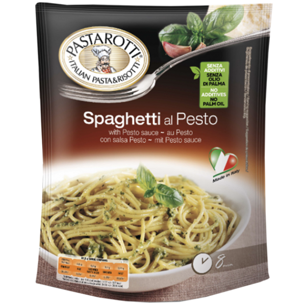 SPAGHETTI PASTA WITH PESTO SAUCE