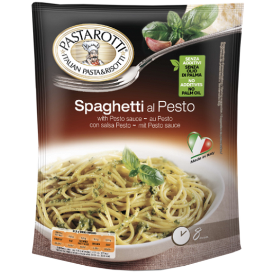 SPAGHETTI PASTA WITH PESTO SAUCE