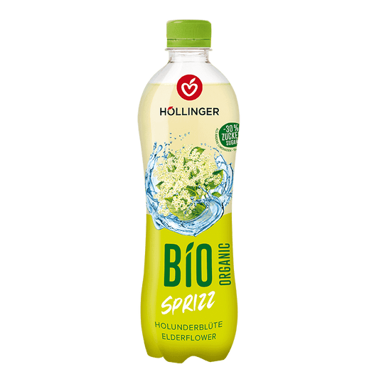 Organic elderflower sprizz