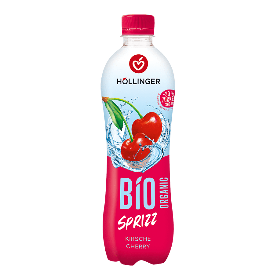 Organic cherry sprizz