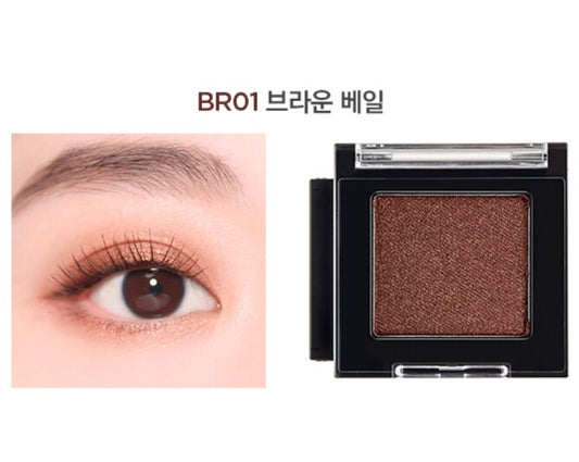 THEFACESHOP MONO CUBE EYESHADOW (GLITTER) BR01