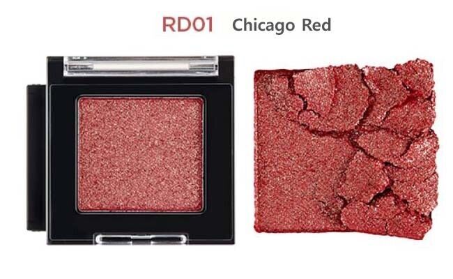 THEFACESHOP MONO CUBE EYESHADOW (GLITTER) RD01