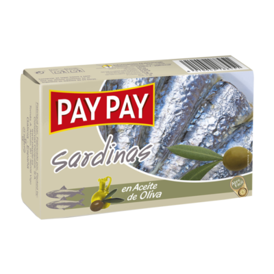 SARDINES IN OLIVE OIL, count 3/4 pcs
