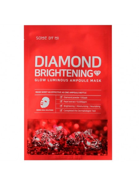 SOME BY MI RED DIAMOND BRIGHTENING GLOW LUMINOUS AMPOULE MASK