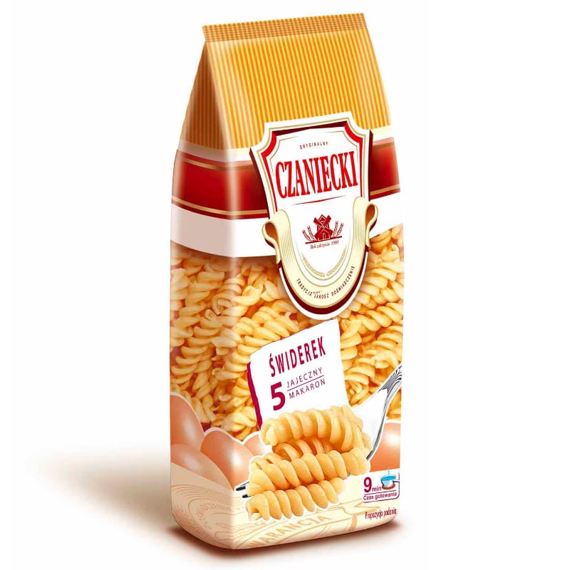 Spiral shaped Pasta