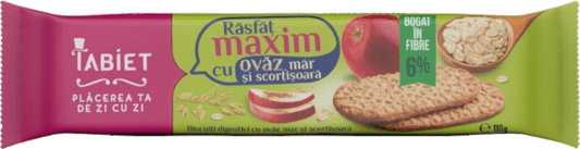 BISCUITS WITH OAT, APPLE AND CINNEMON 110G