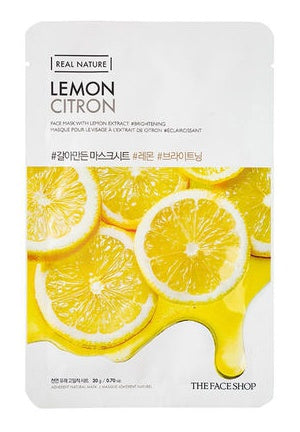 THEFACESHOP REAL NATURE LEMON FACE MASK(GZ)