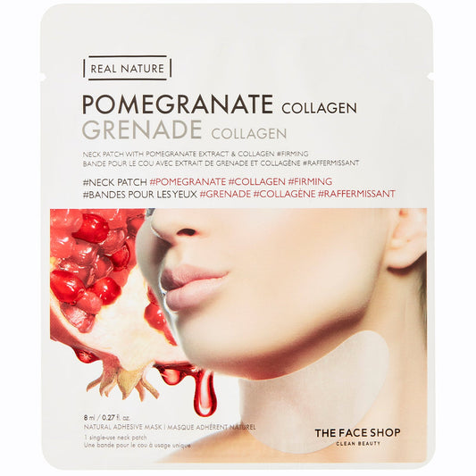 Real Nature Neck Patch Pomegranate Collagen