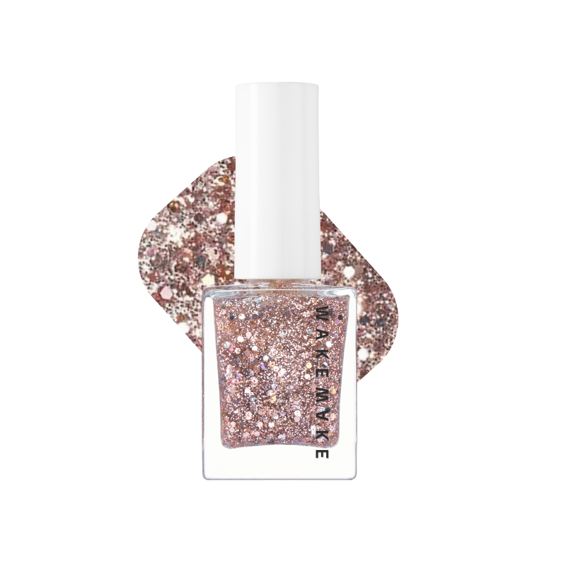 WAKEMAKE Nail Gun Glitter 52 Rose Lit