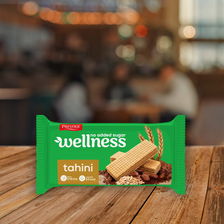 Prestige Wellness Tahini 135g 
uncoated wafer
10 units in a box | 6 boxes in a carton